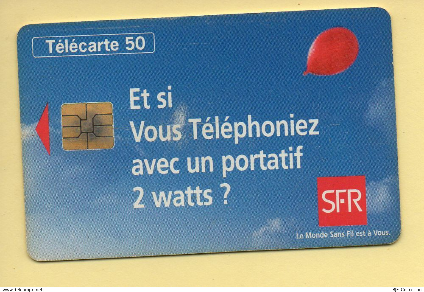 Télécarte 1995 : SFR 2 / 50 Unités / N° A 59117148/578908943 / 09-95 (voir Puce Et Numéro Au Dos) - 1995