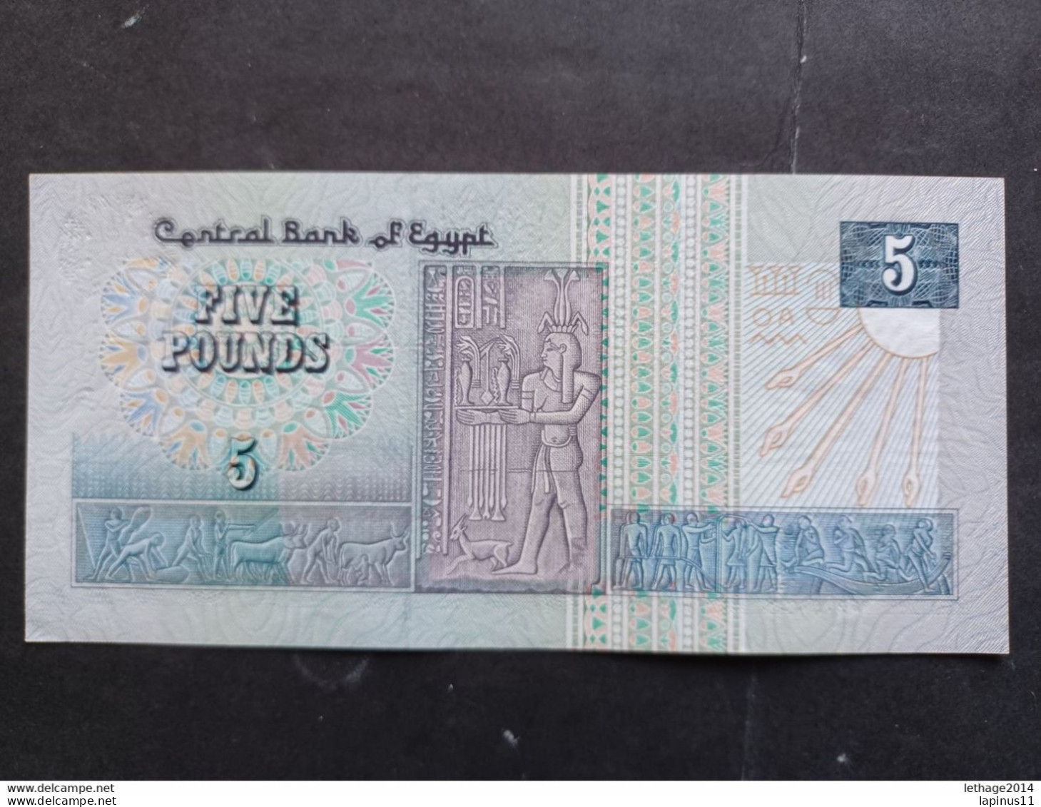 BANKNOTE EGYPT EGYPT 5 POUNDS 1993 UNCIRCULATED - Egitto