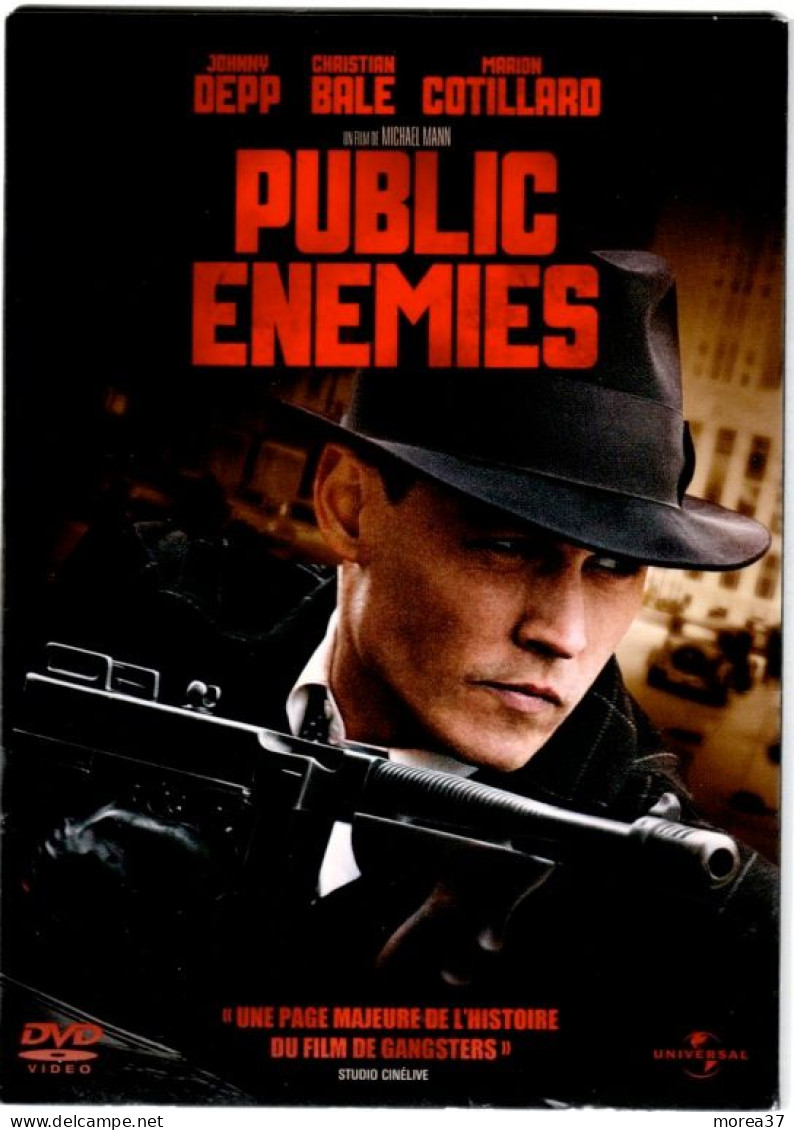 PUBLIC ENEMIES  Avec JOHNNY DEPP Et MARION COTILLARD   2 Dvds    (C46) - Acción, Aventura