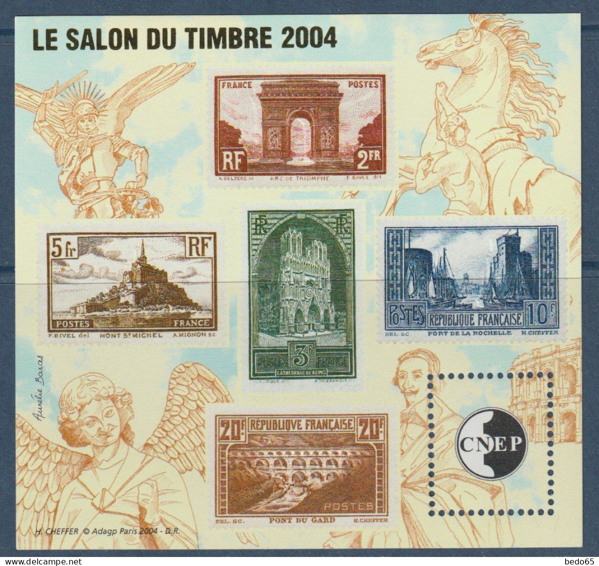 BLOC FEUILLE CNEP ANNEE 2004 N° 41  NEUF** LUXE SANS CHARNIERE / Hingeless / MNH - CNEP