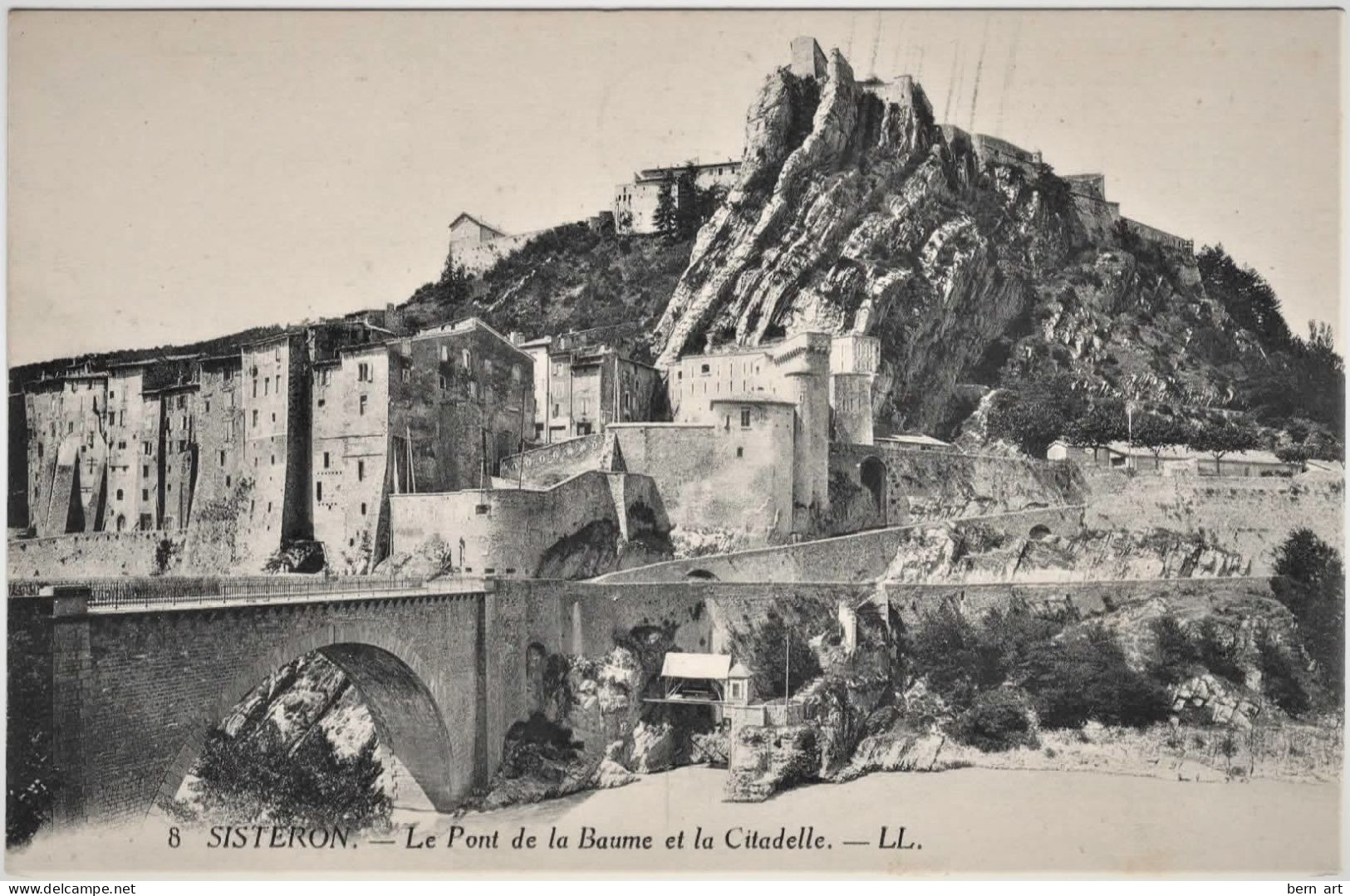 CPA.- SISTERON.- Le Pont De La Baume Et La Citadelle.- N° 8.- Edit.: L.L. Lévy Fils Paris / Imp. - Sisteron