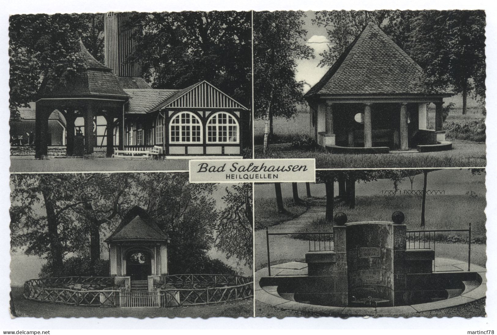 6479 Bad Salzhausen Heilquellen Gel. 1957 - Wetterau - Kreis