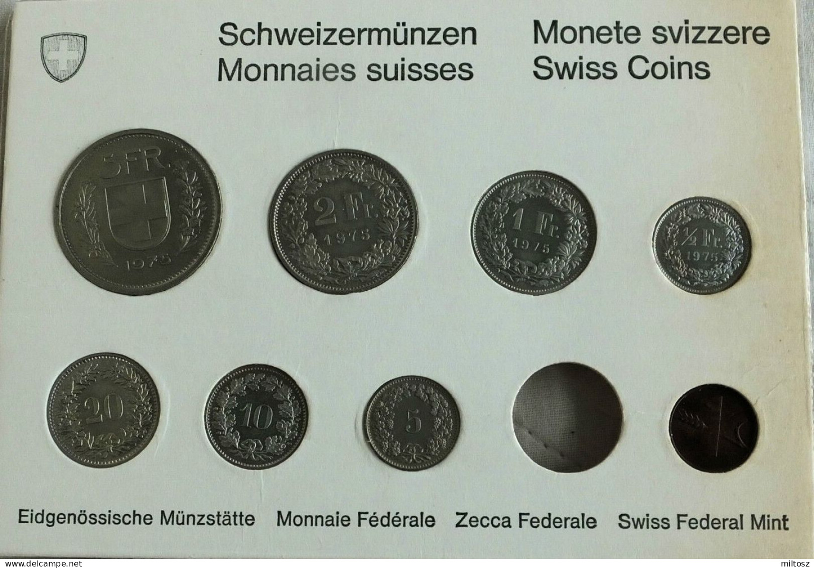 Switzerland 1975 Mint Set - Collections & Lots