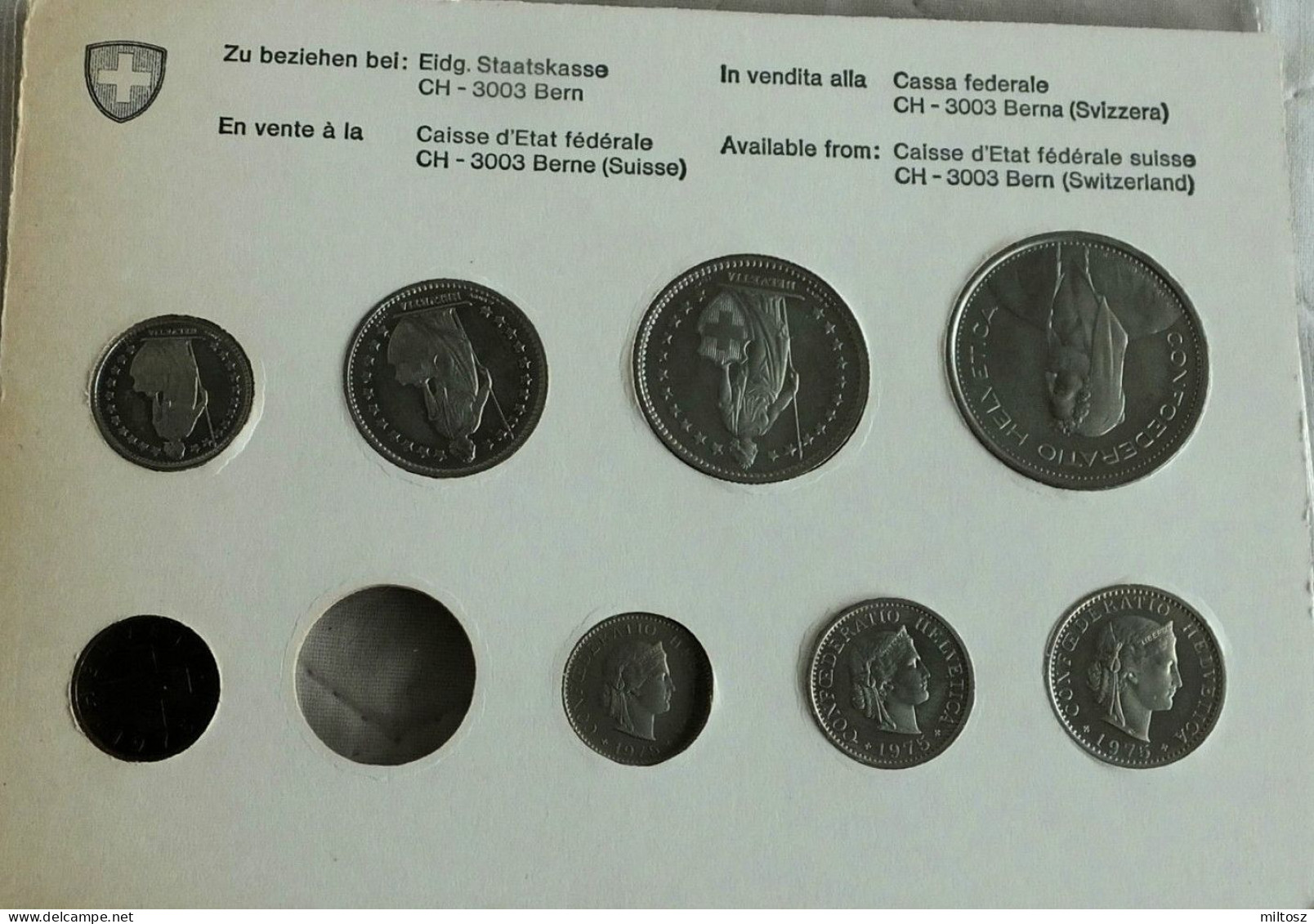 Switzerland 1975 Mint Set - Collezioni E Lotti