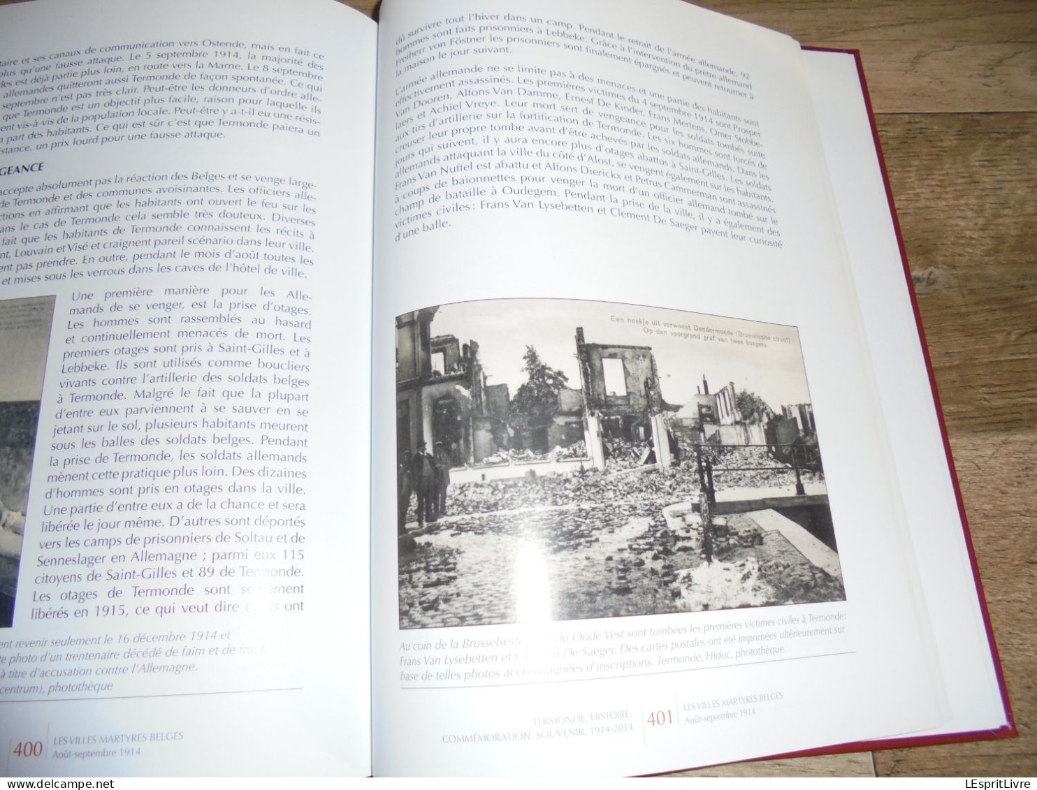 VILLES MARTYRES Belgique Août 1914 Guerre 14 18 Visé Tamines Termonde Dendermonde Dinant Andenne Seilles Aarschot Leuven