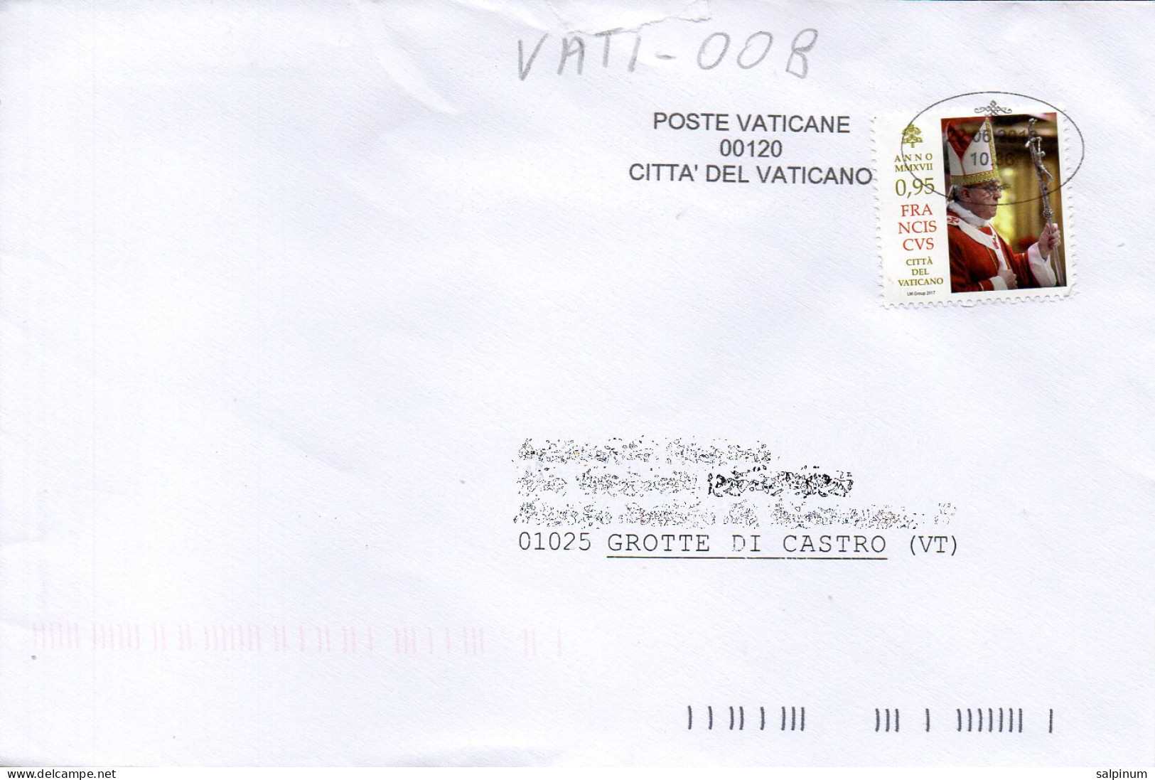 Philatelic Envelope With Stamps Sent From VATICAN CITY STATE To ITALY - Covers & Documents