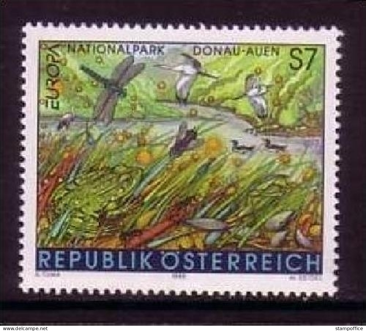 ÖSTERREICH MI-NR. 2288 POSTFRISCH(MINT) EUROPA 1999 NATUR- Und NATIONALPARKS VÖGEL FROSCH LIBELLE - 1999