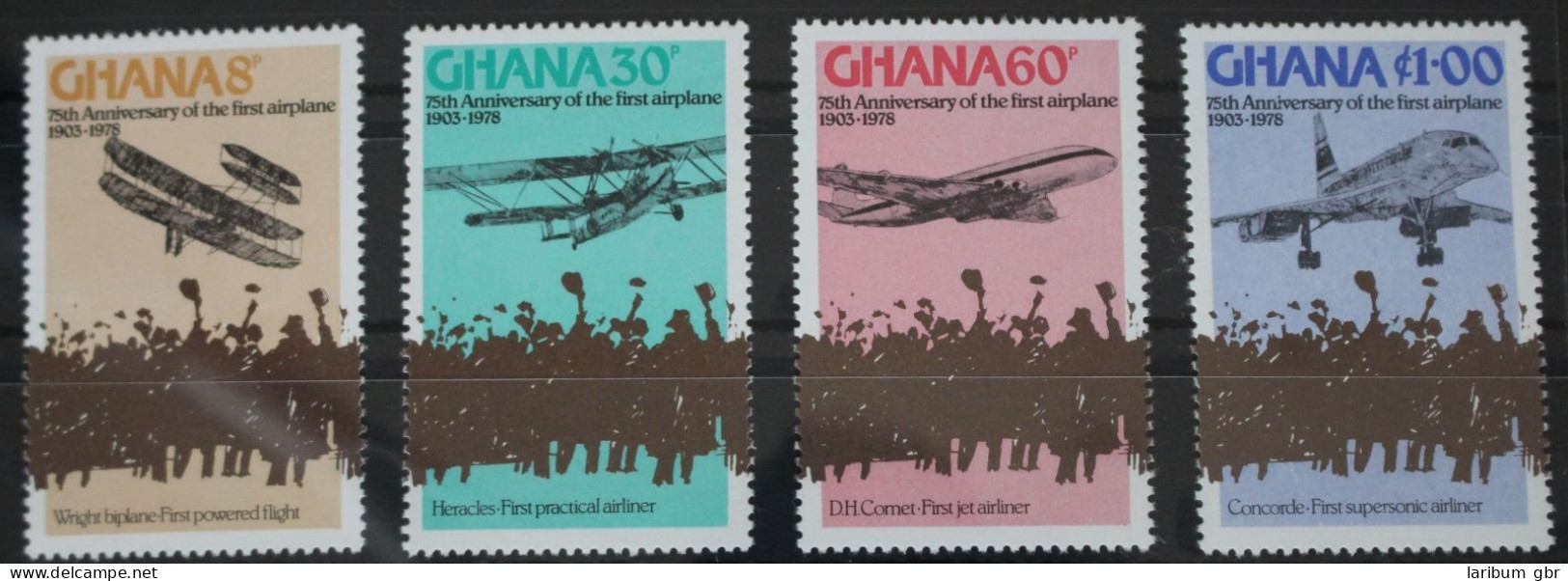 Ghana 738-741 Postfrisch Luftfahrt #FS474 - Ghana (1957-...)