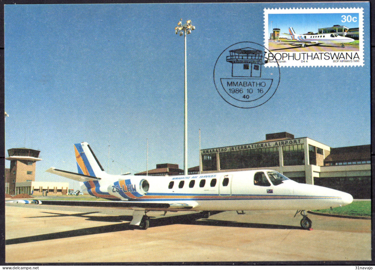 BOPHUTHATSWANA - 5e Anniversaire De La BOP Airways CM - Bofutatsuana