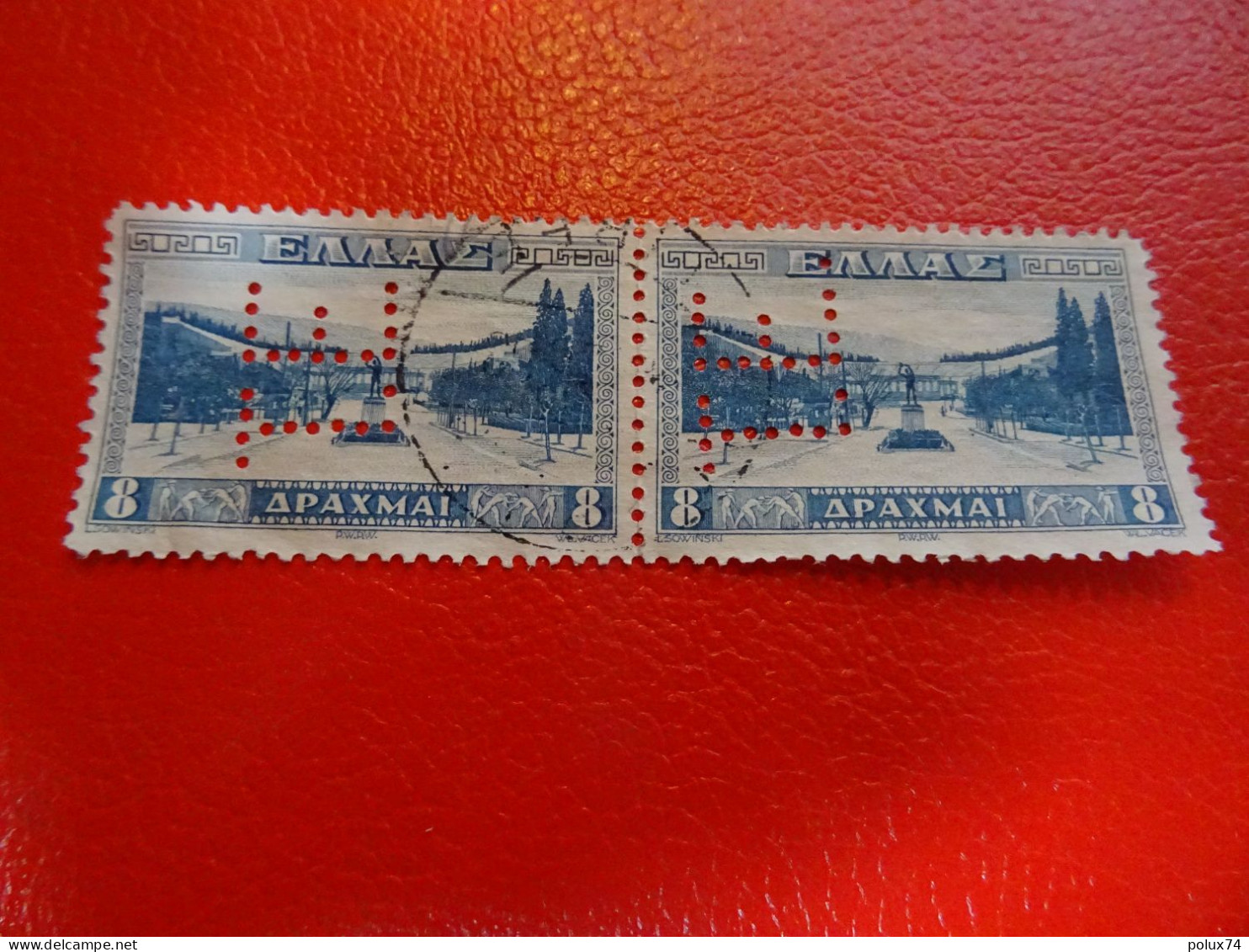 GRECE  1934 Perforé - Used Stamps