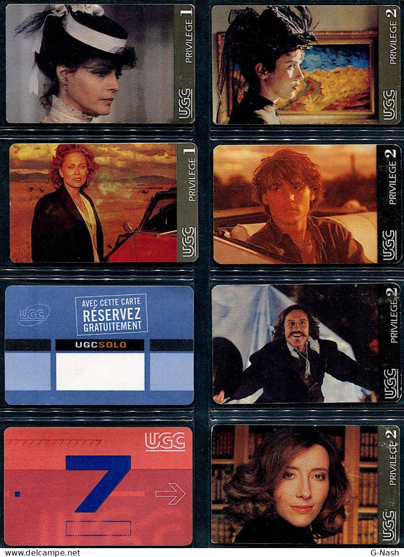 Cinéma - Lot De 8 Cartes UGC - Cinema