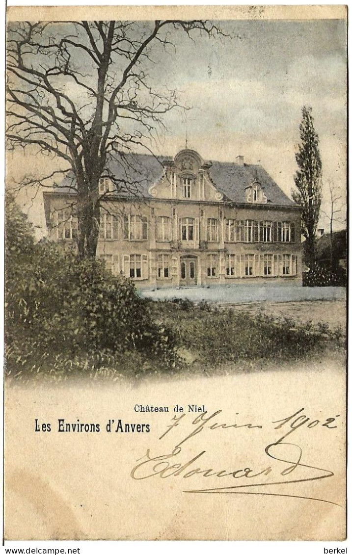 NIEL CHÂTEAU De NIEL Les Environs D ' Anvers  Kleur Nr Amsterdam 1903 ? 1660d1 - Niel