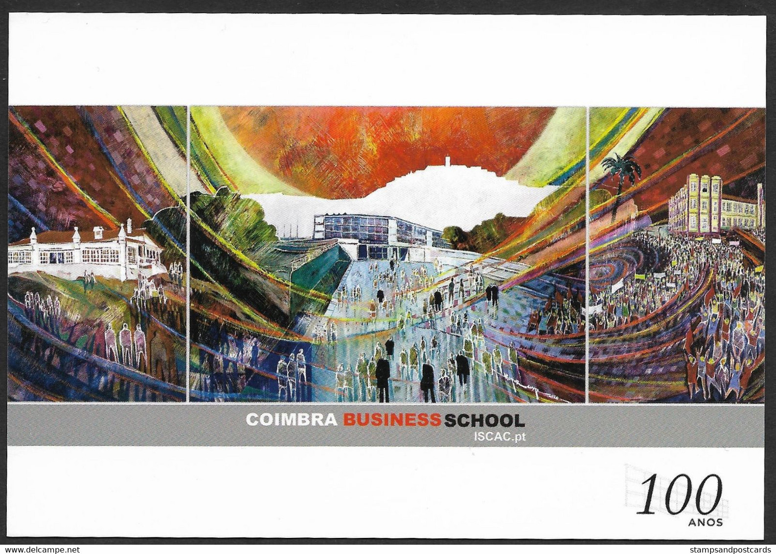 Portugal Entier Postal 2021 École De Commerce De Coimbra Business School Stationery - Ganzsachen