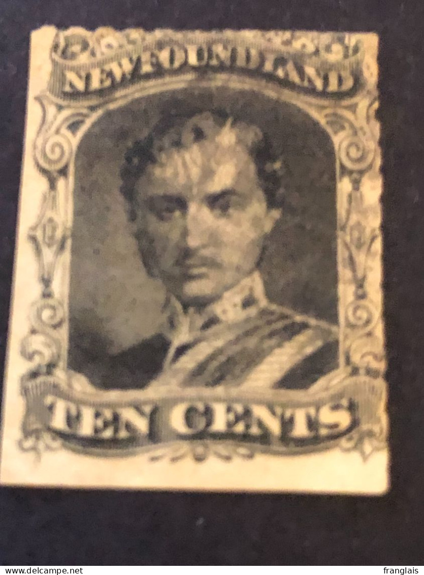 NEWFOUNDLAND   SG 27  10c Black FU   CV £110 - 1865-1902