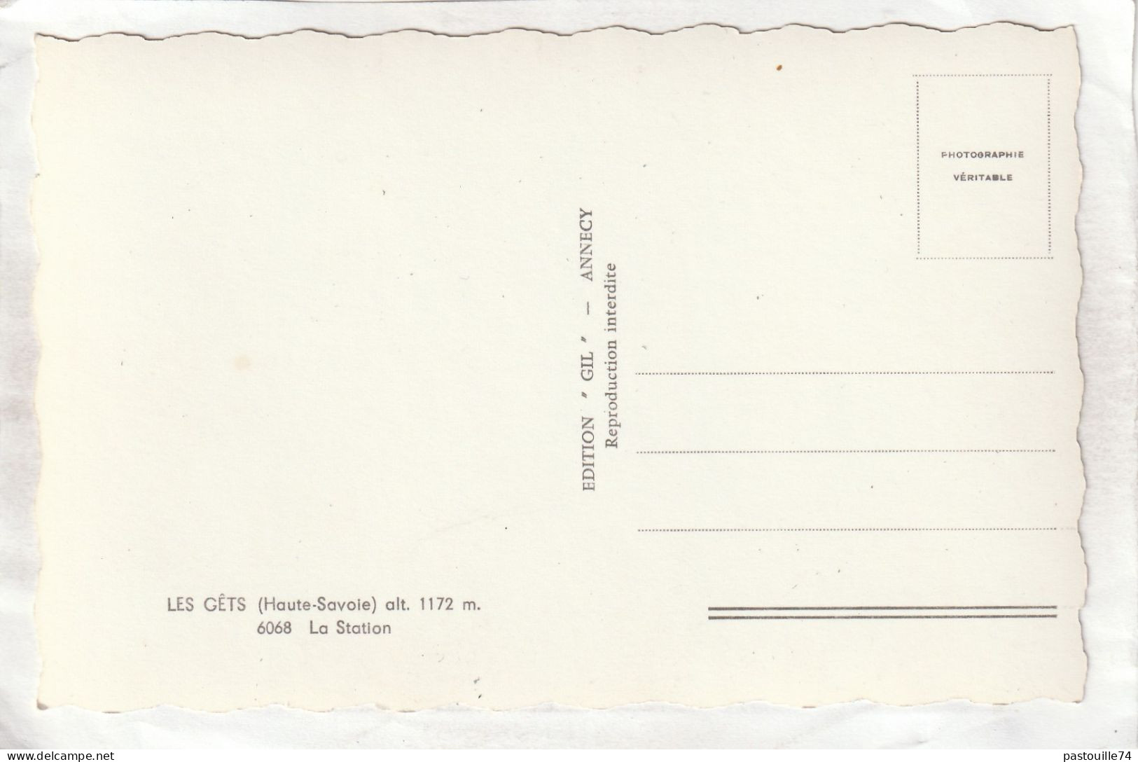 CPSM :  14 X 9  - LES  GETS  -  La Station - Les Gets