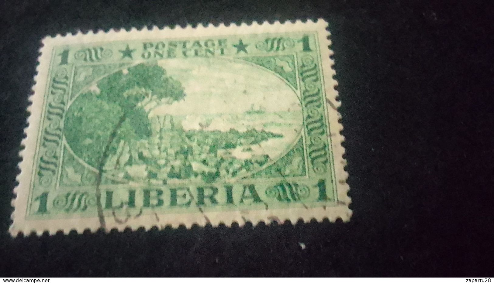 LİBERYA-1920-30-    1   C      DAMGALI - Liberia