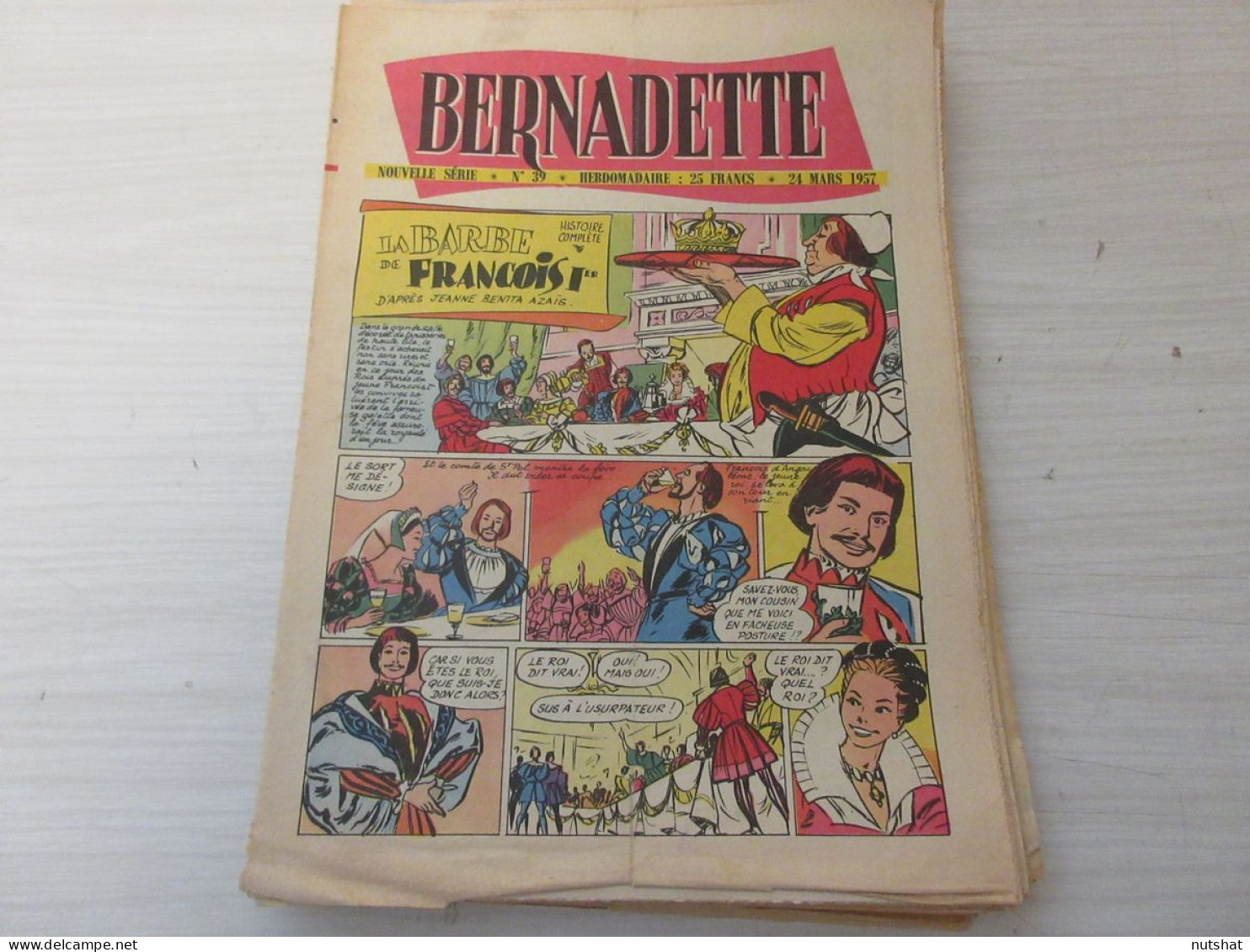 JOURNAL BD BERNADETTE 039 24.03.1957 FOIX En ARIEGE Les PIONNIERS De L'ESPACE    - Bernadette