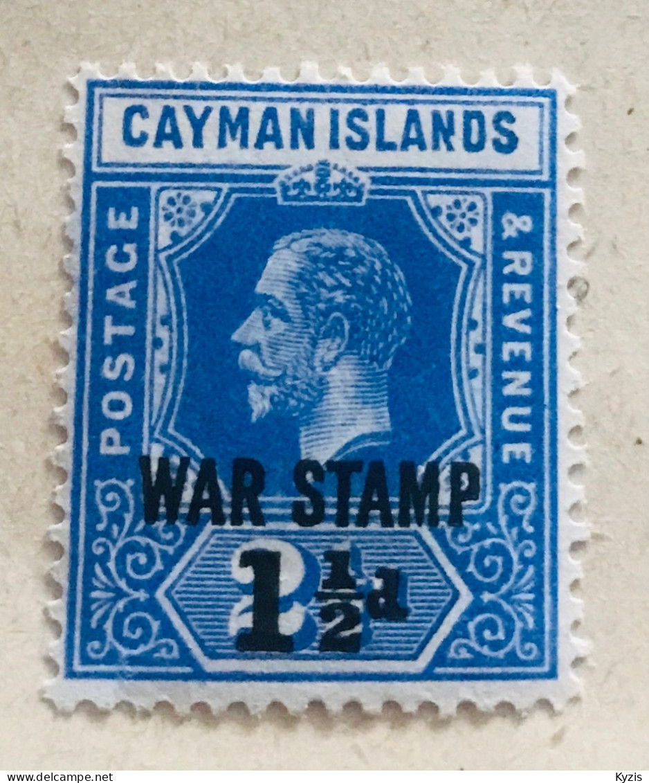 ÎLES CAYMAN - VARIÉTÉ - Roi George V Avec Surcharge  1917 - Kaimaninseln