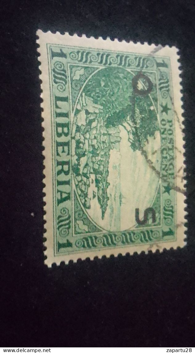 LİBERYA-1920-30-    1   C      DAMGALI - Liberia