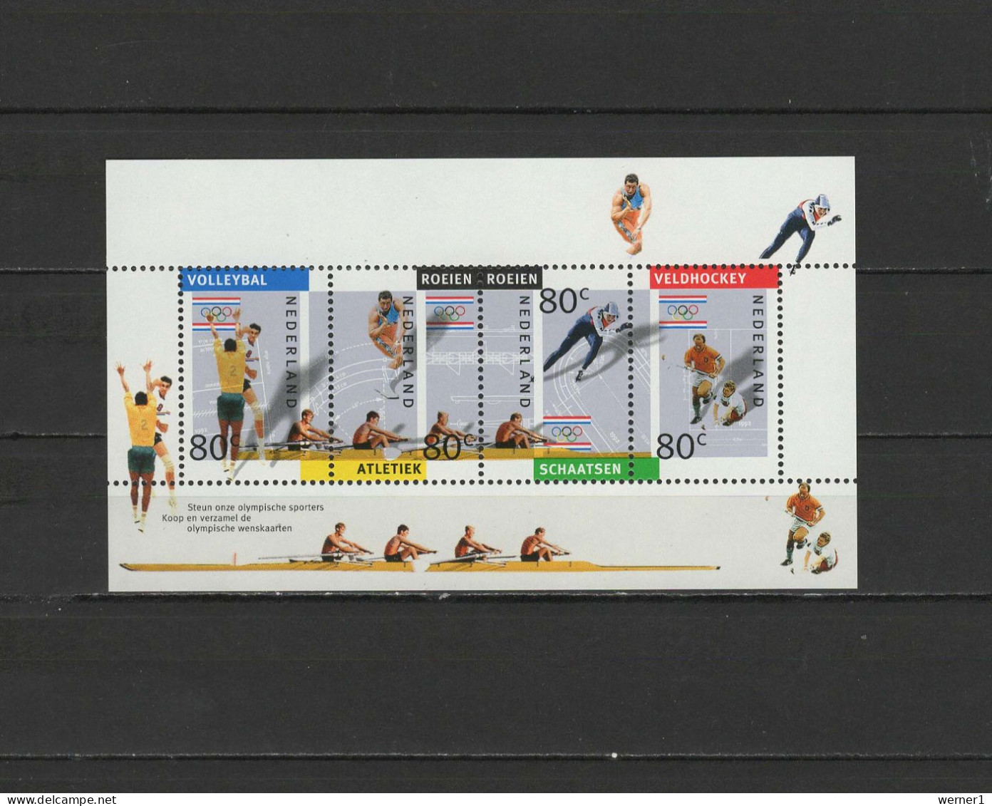 Netherlands 1992 Olympic Games Barcelona, Volleyball, Hockey Etc. S/s MNH - Ete 1992: Barcelone