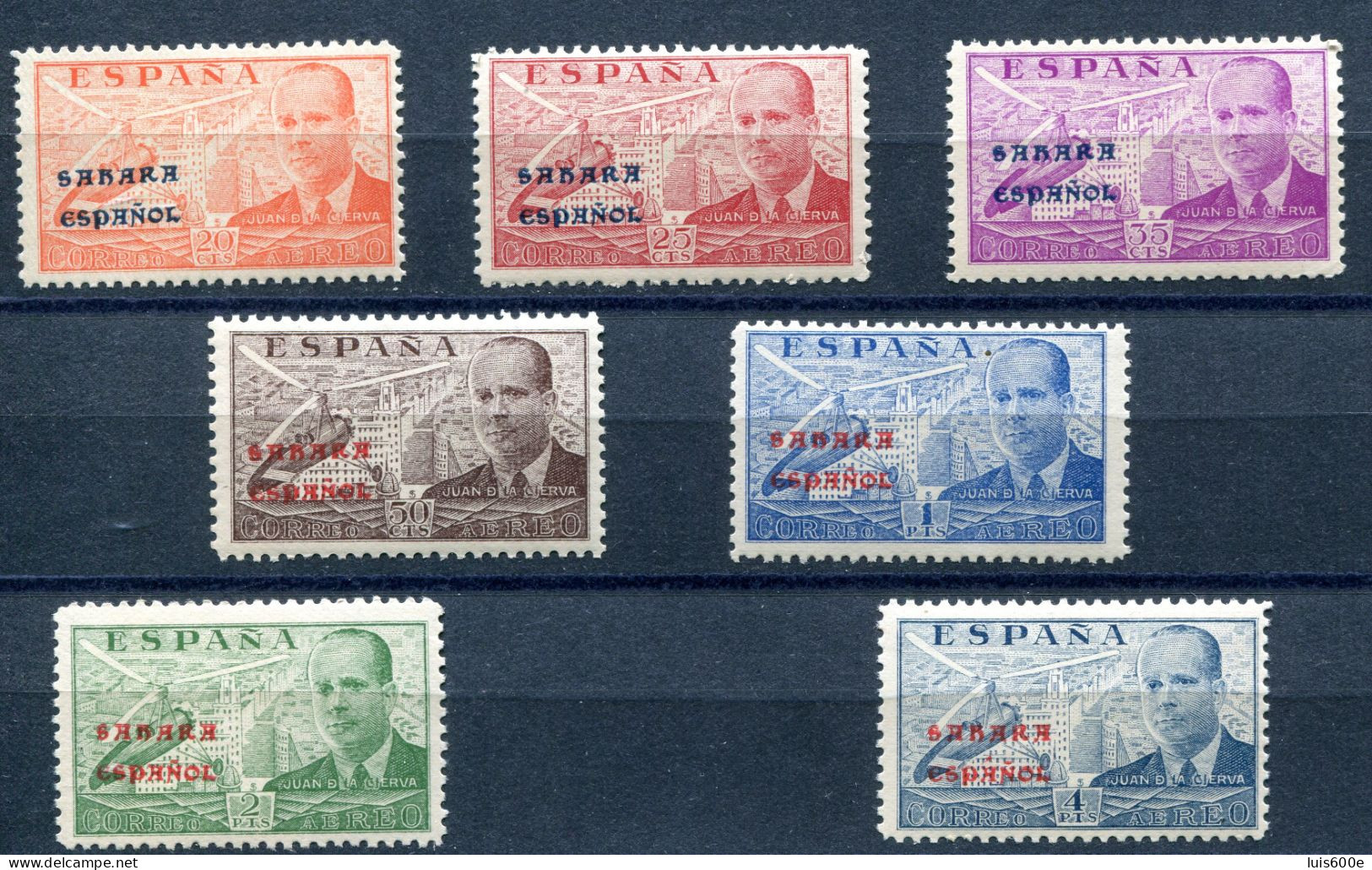 1941.SAHARA.EDIFIL 62H/62P**.NUEVOS SIN FIJASELLOS(MNH).CATALOGO ESPECIALIZADO.110€ - Sahara Espagnol