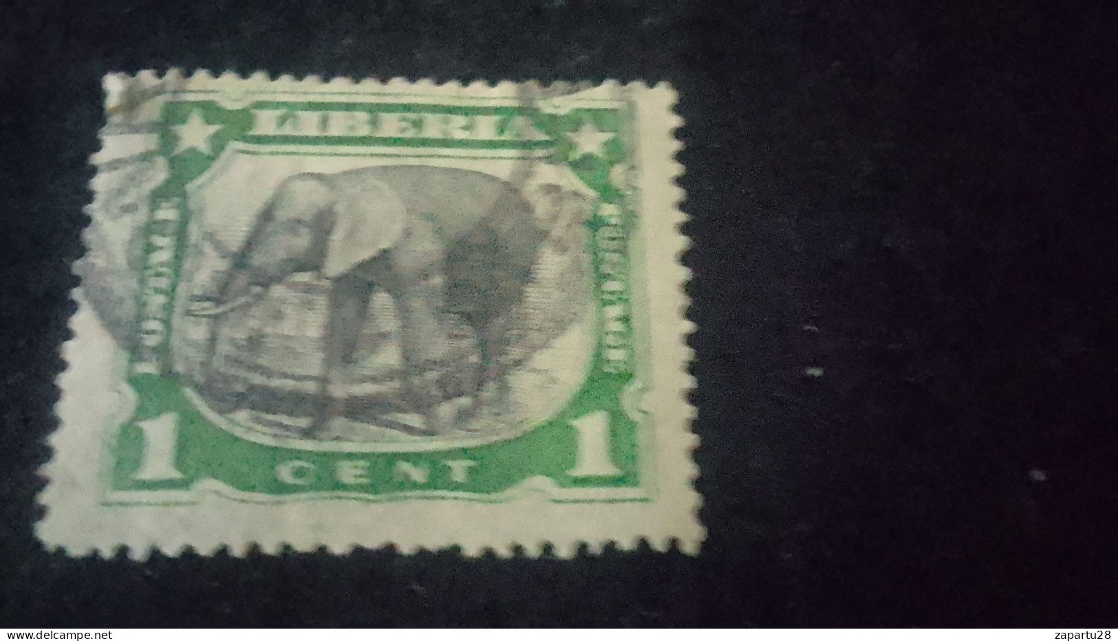 LİBERYA-1900-10-    1   C      DAMGALI - Liberia