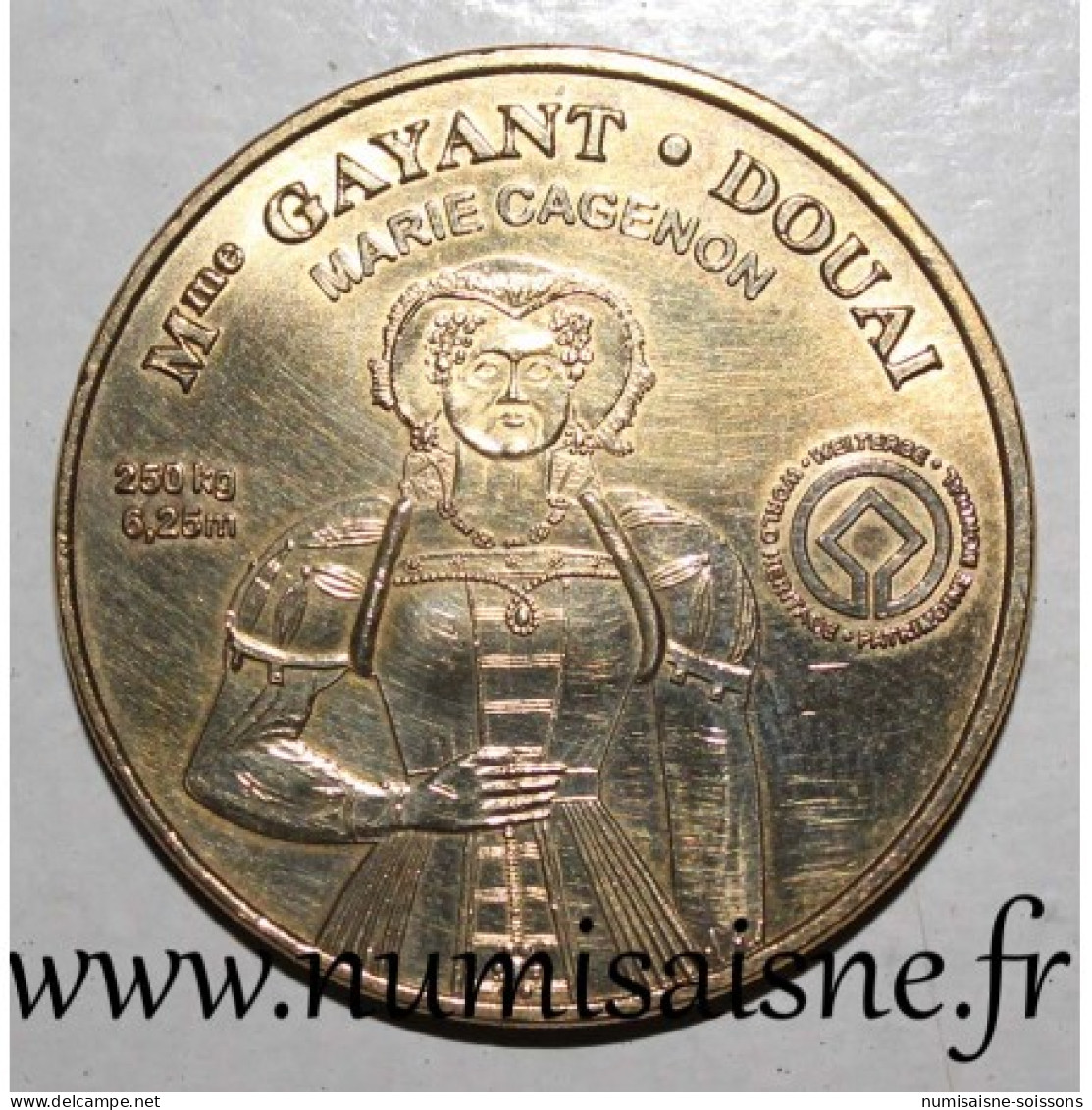 59 - DOUAI - Mme Gayant - Marie Cagenon - Monnaie De Paris - 2010 - 2010