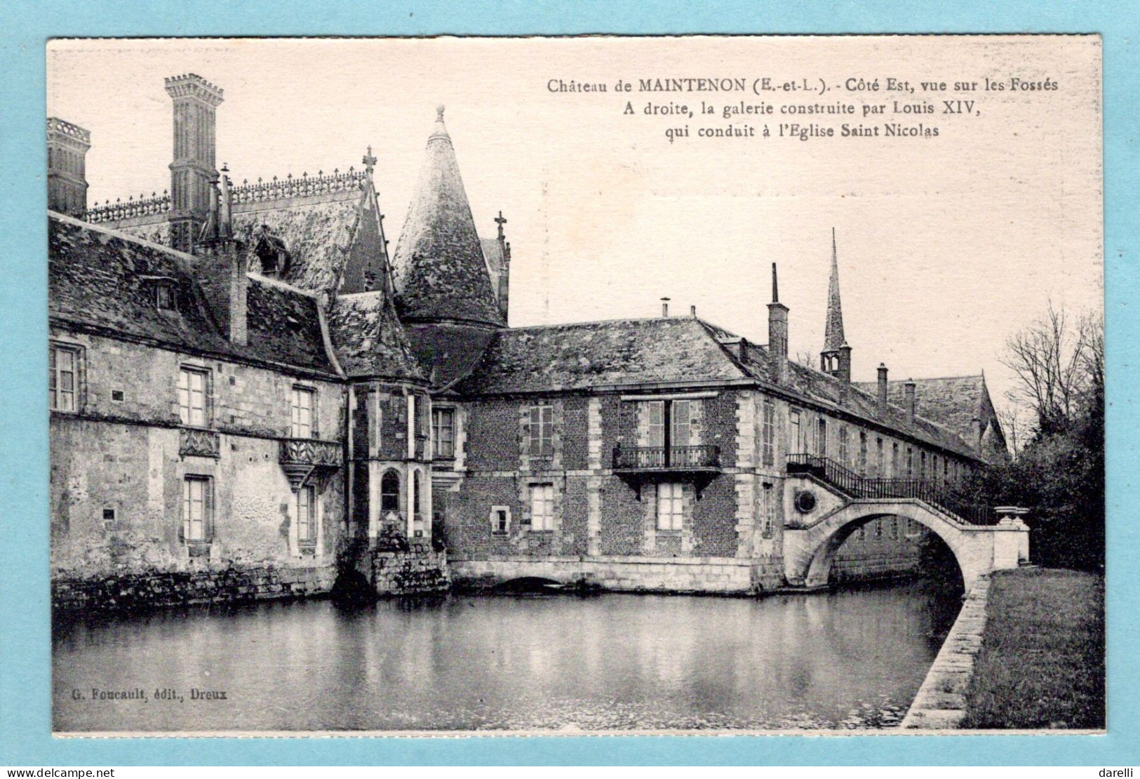 CP 28 - Château De Maintenon - Côté Est, Vue Sur Les Fossés - Maintenon