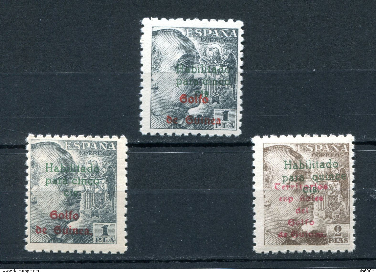 1949.GUINEA.EDIFIL 273/273A/274**.NUEVOS SIN FIJASELLOS(MNH).CATALOGO 25€ - Guinée Espagnole