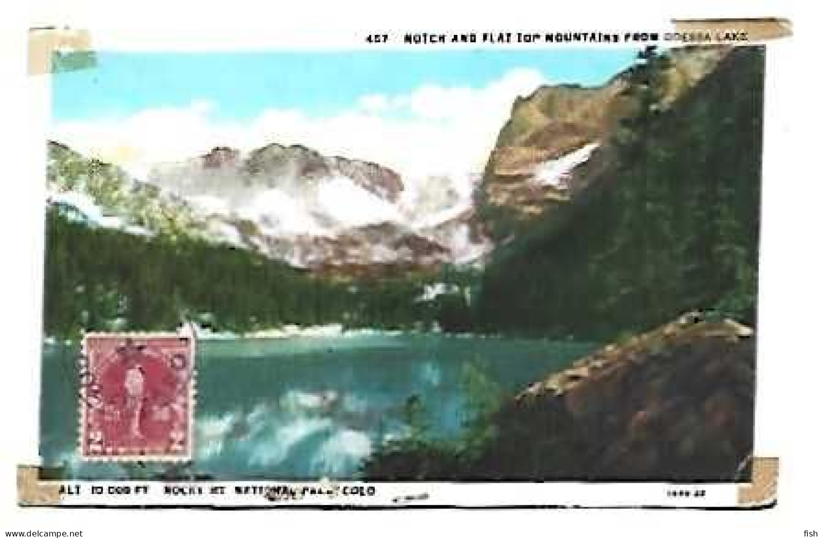 United States & Postal, Rocky Mountain National Park, Odessa Lake, Colorado, Denver, Ed. Sanborn S. Co. (457) - Other & Unclassified