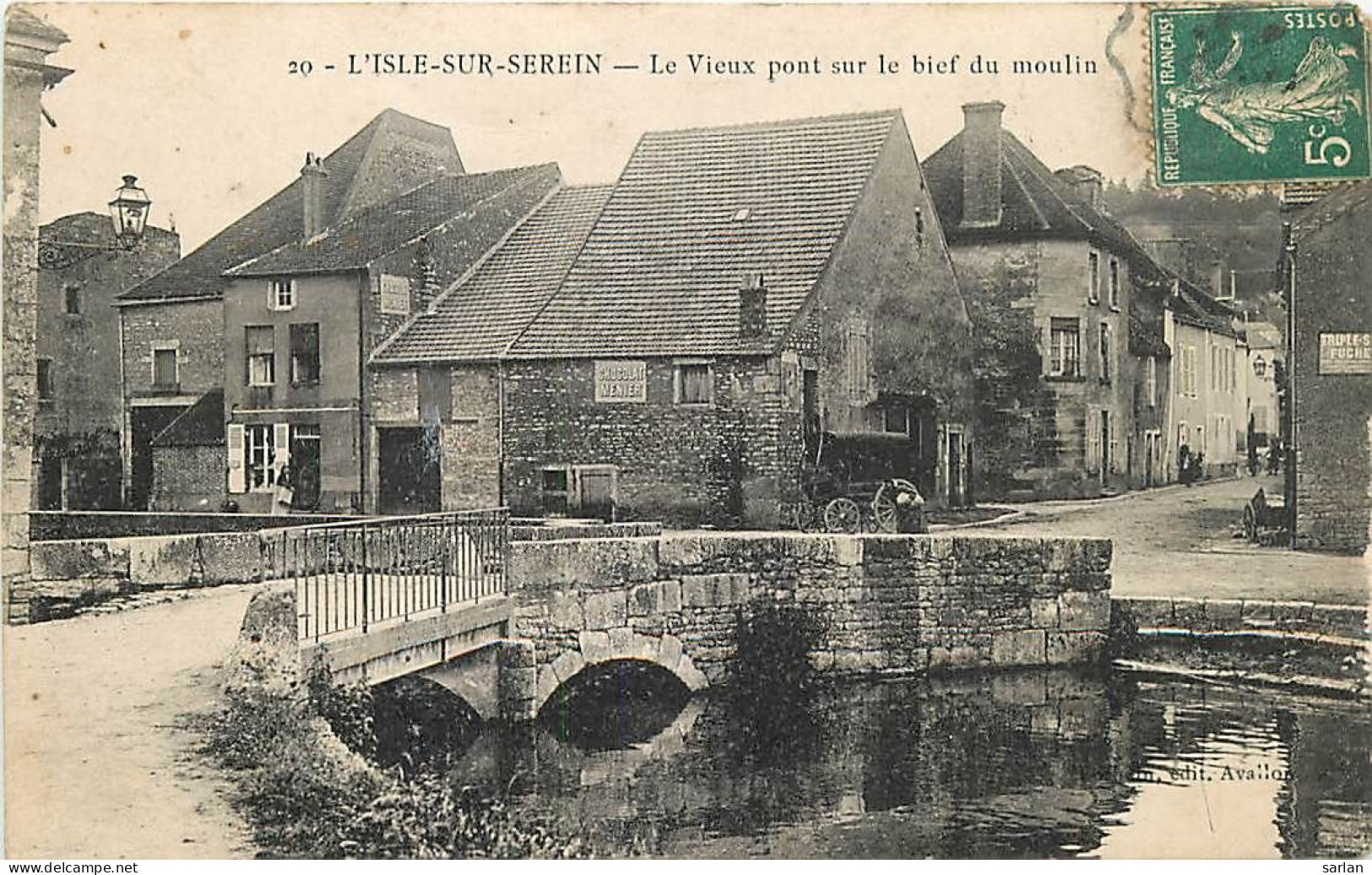 89 , L'Isle-sur-Serein , Le Vieux Pont Sur Le Bief Du Moulin , * 485 05 - L'Isle Sur Serein