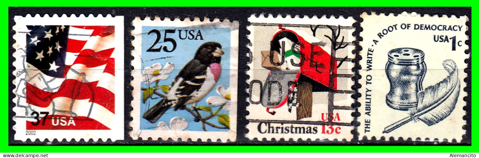 ESTADOS UNIDOS – USA – ( UNITED STATES ESTADOS ) – LOTE DE SELLOS  DIFERENTES AÑOS Y VALORES - Used Stamps