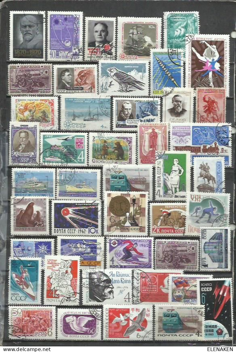 R281H-LOTE SELLOS ANTIGUOS RUSIA,CLASICOS,SIN TASAR,SIN REPETIDOS,IMAGEN REAL.URRS OLD STAMPS LOT, CLASSIC, Untaxed, - Collezioni