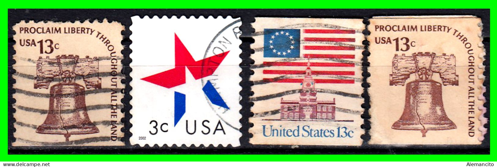 ESTADOS UNIDOS – USA – ( UNITED STATES ESTADOS ) – LOTE DE SELLOS  DIFERENTES AÑOS Y VALORES - Used Stamps