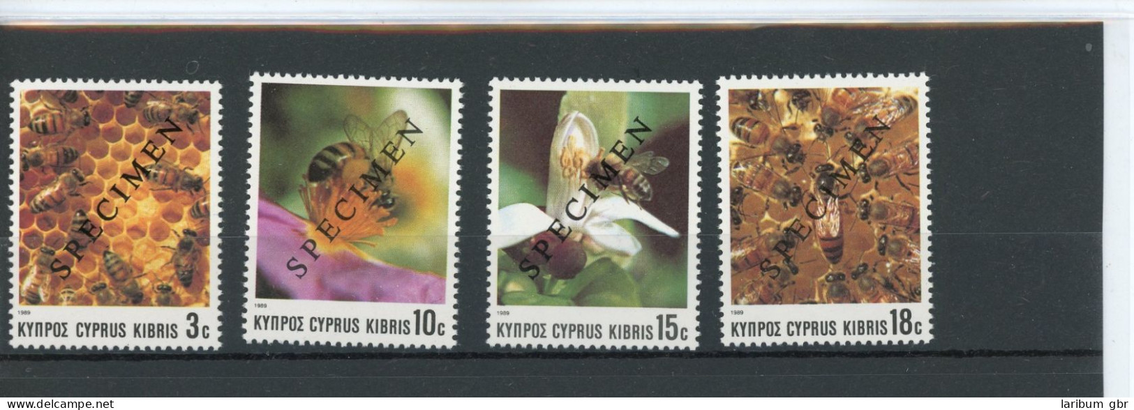 Zypern 722-725 "SPECIMEN" Postfrisch Biene #GL831 - Gebraucht