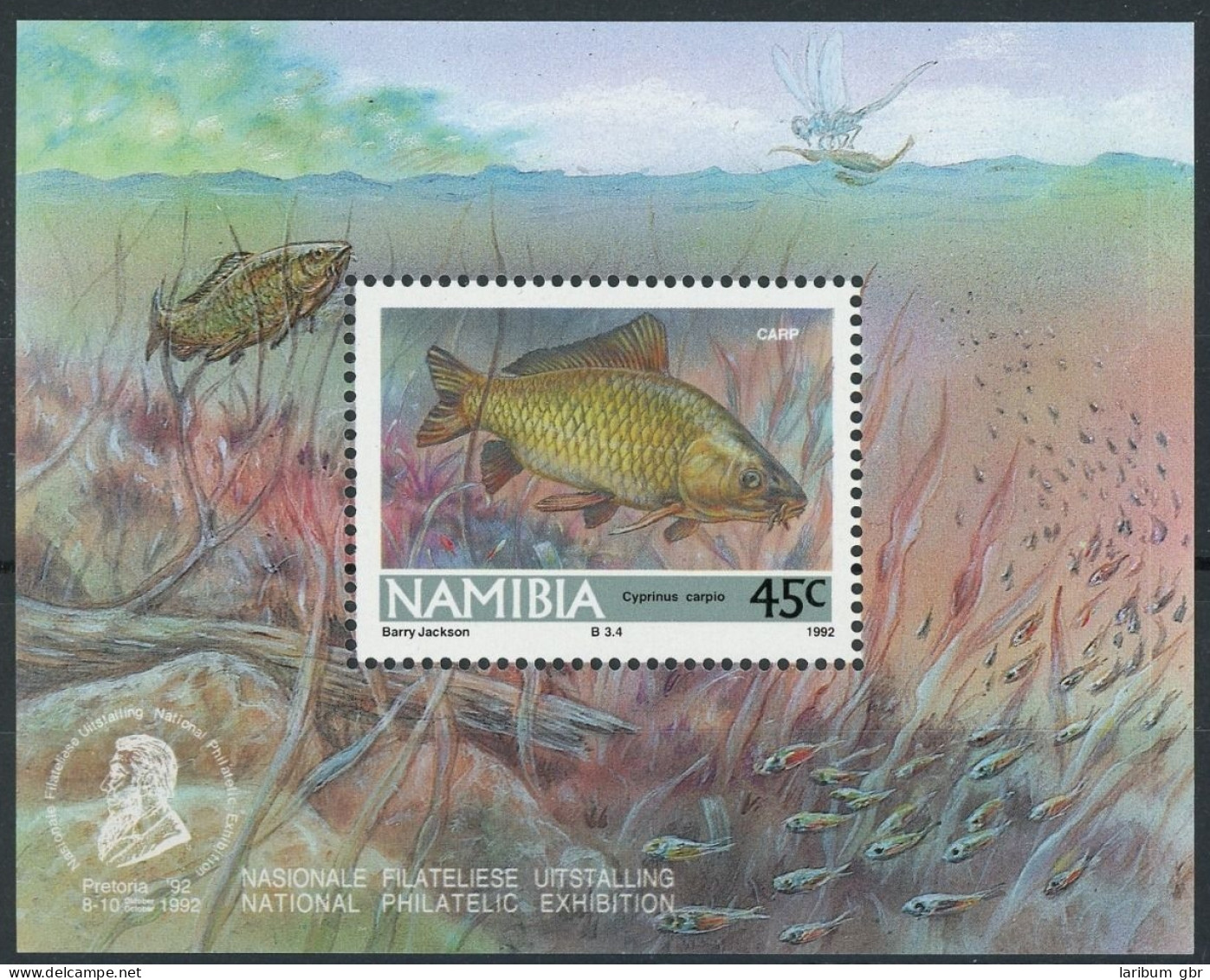 Namibia Block 14 Postfrisch Fische #GL860 - Namibie (1990- ...)