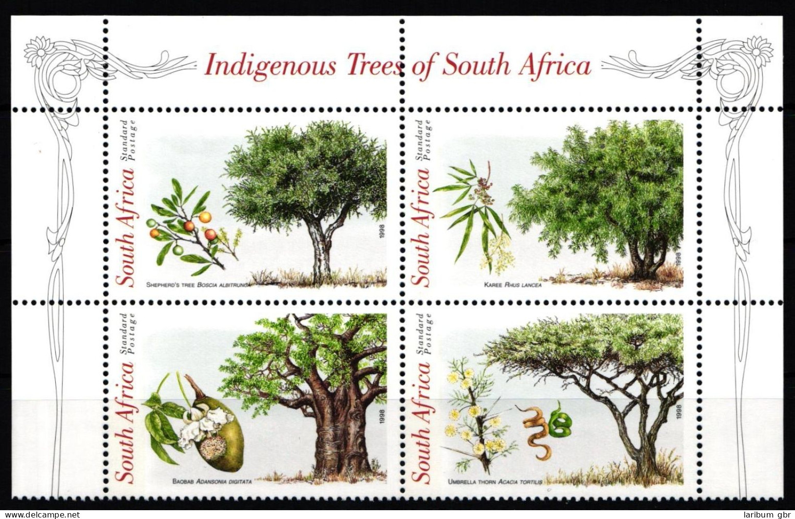 Südafrika 1155-1158 Postfrisch Als Viererblock #JT034 - Sonstige & Ohne Zuordnung