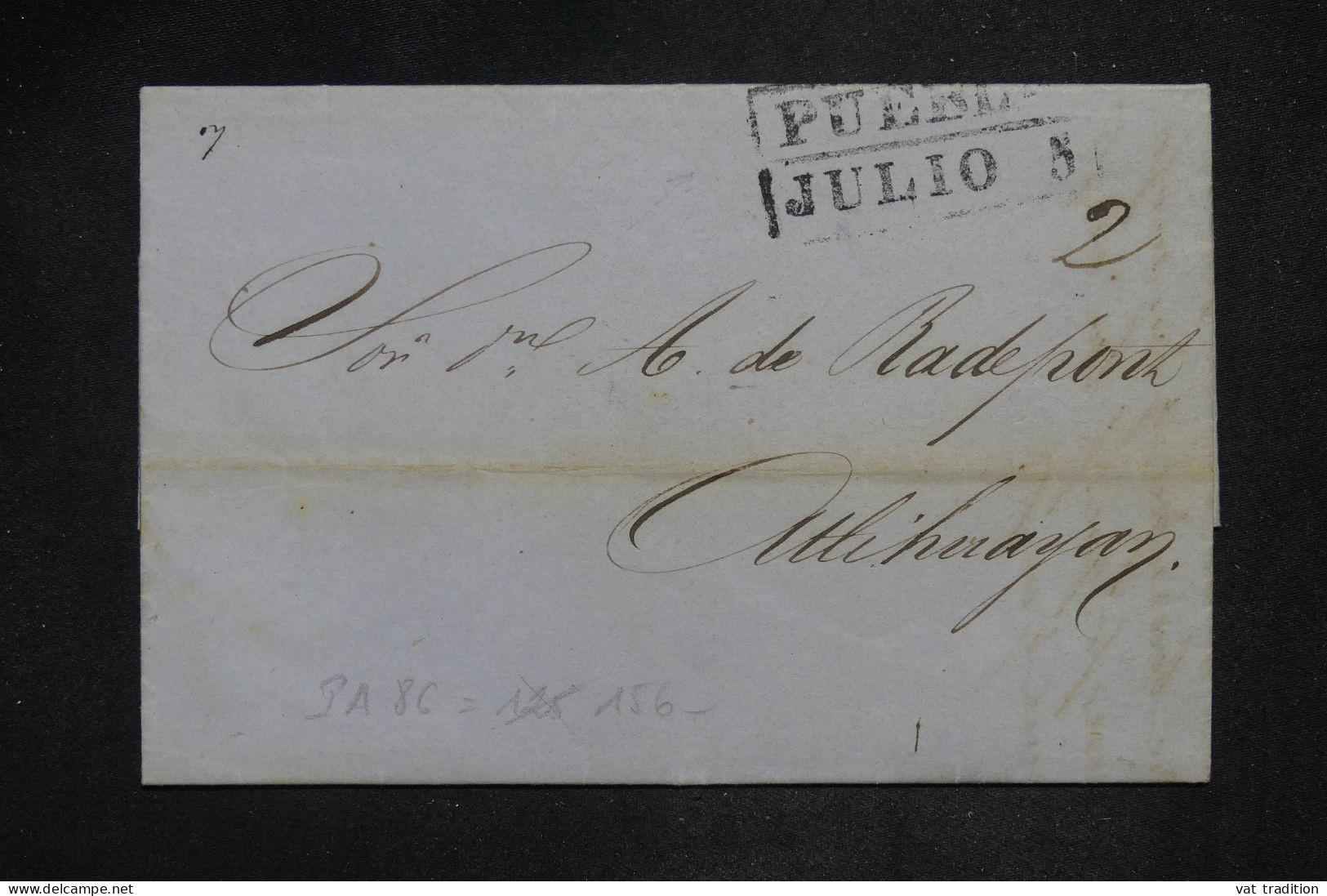 MEXIQUE - Lettre Avant 1900 à Découvrir - Détaillons Collection - A 2720 - Mexiko