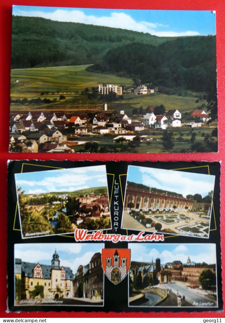 2  X Weilburg An Der Lahn - 1964 - Jugendherberge Odersberg 1982 - Wappen Schloss Landtor - Weilburg