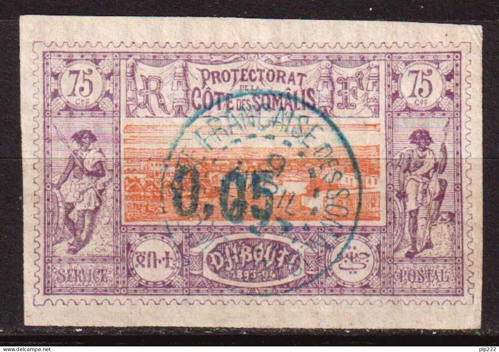Costa Dei Somali 1902 Y.T.23a O/Used VF/F - Used Stamps