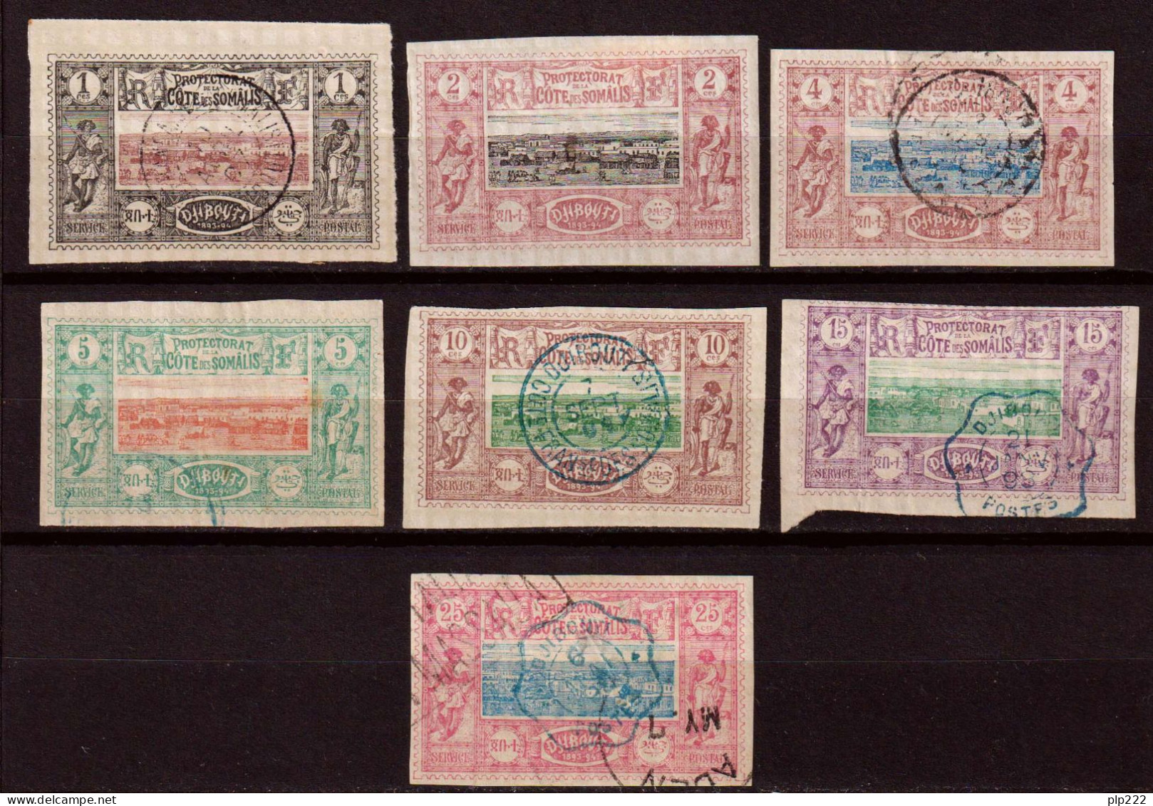 Costa Dei Somali 1894 Y.T.12 O/Used VF/F - Used Stamps