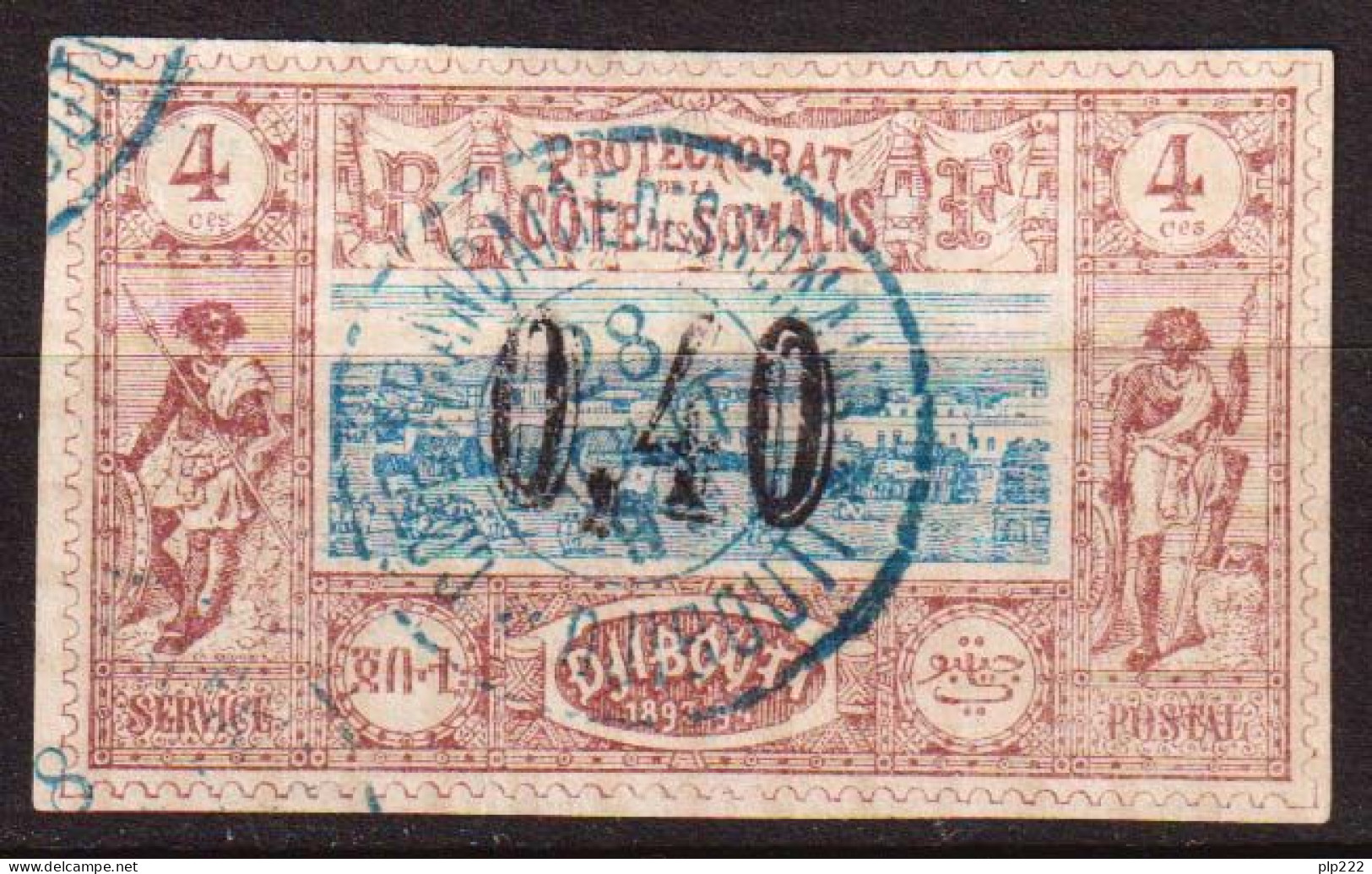 Costa Dei Somali 1899 Y.T.22 O/Used VF/F - Usati