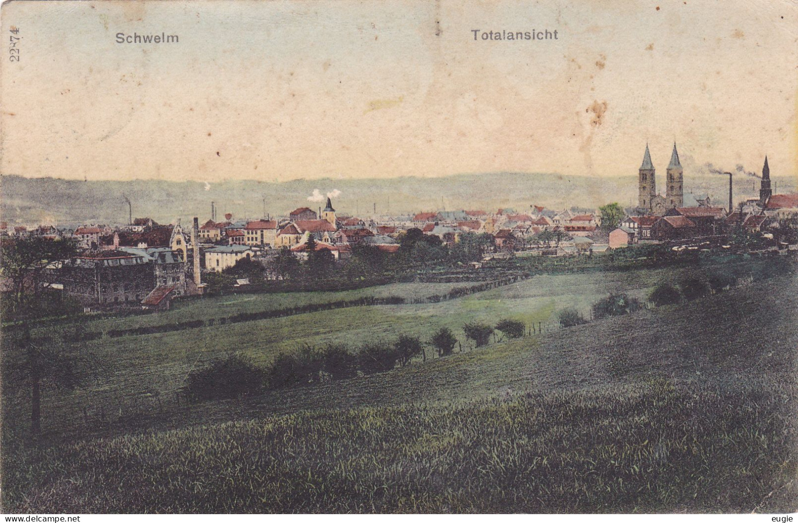 3242/ Schwelm, Totalansicht, 1912 - Schwelm