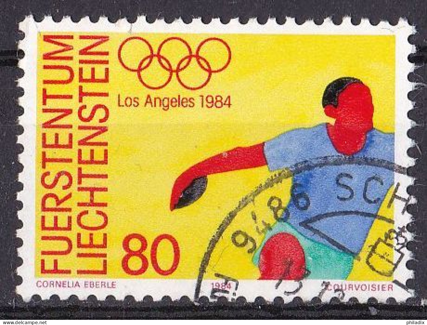 # Liechtenstein Marke Von 1984 O/used (A5-4) - Used Stamps