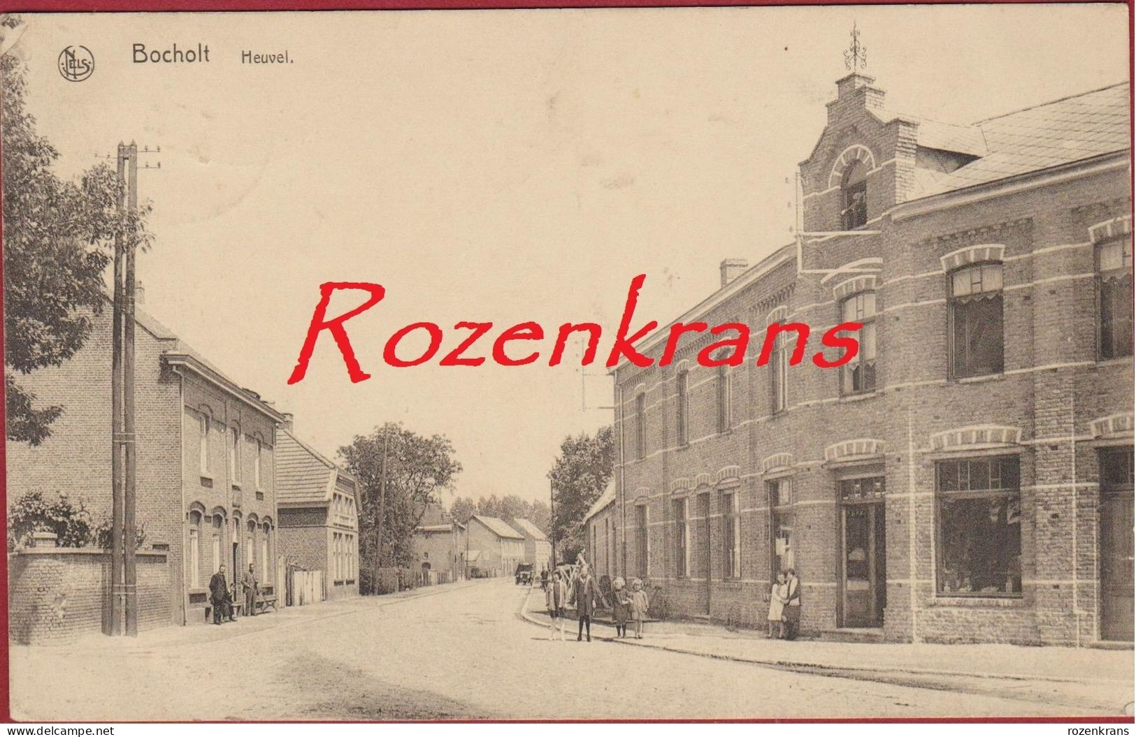Bocholt Limburg Heuvel Geanimeerd ZELDZAAM Topkaart (In Zeer Goede Staat) - Bocholt