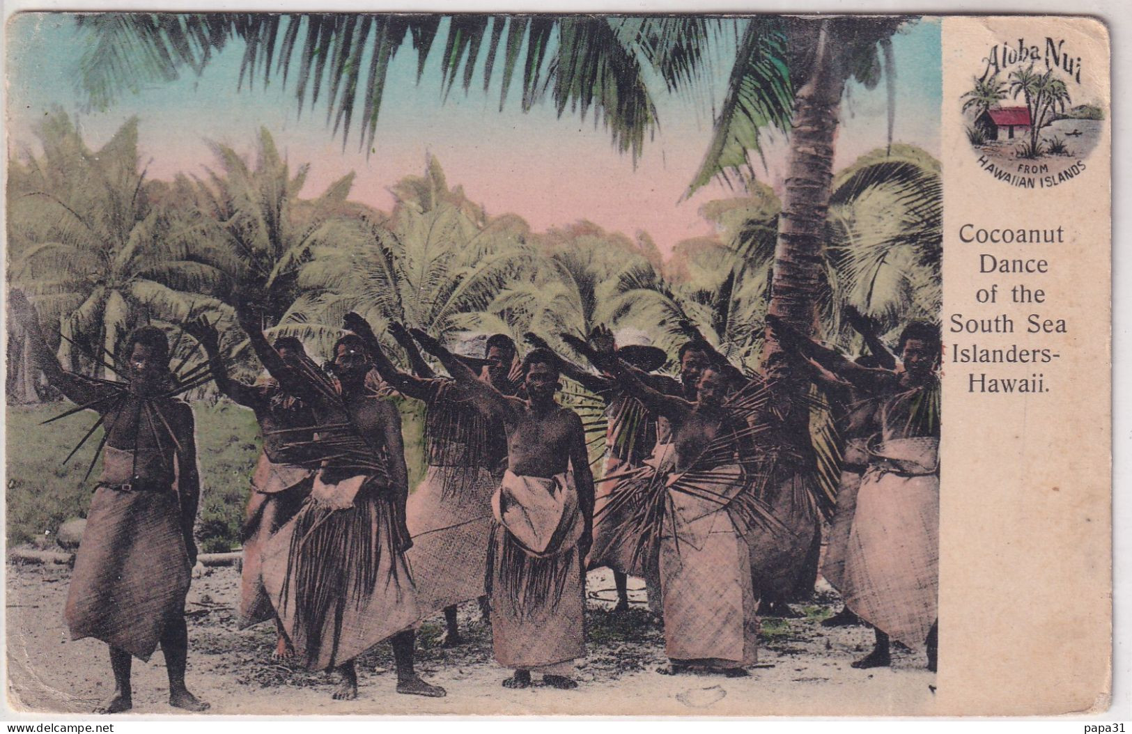 Danse De La Noix De Coco Des Insulaires Des Mers Du Sud à HawaïCocoanut Dance Of The South Sea  Islanders Hawwaii - Sonstige & Ohne Zuordnung