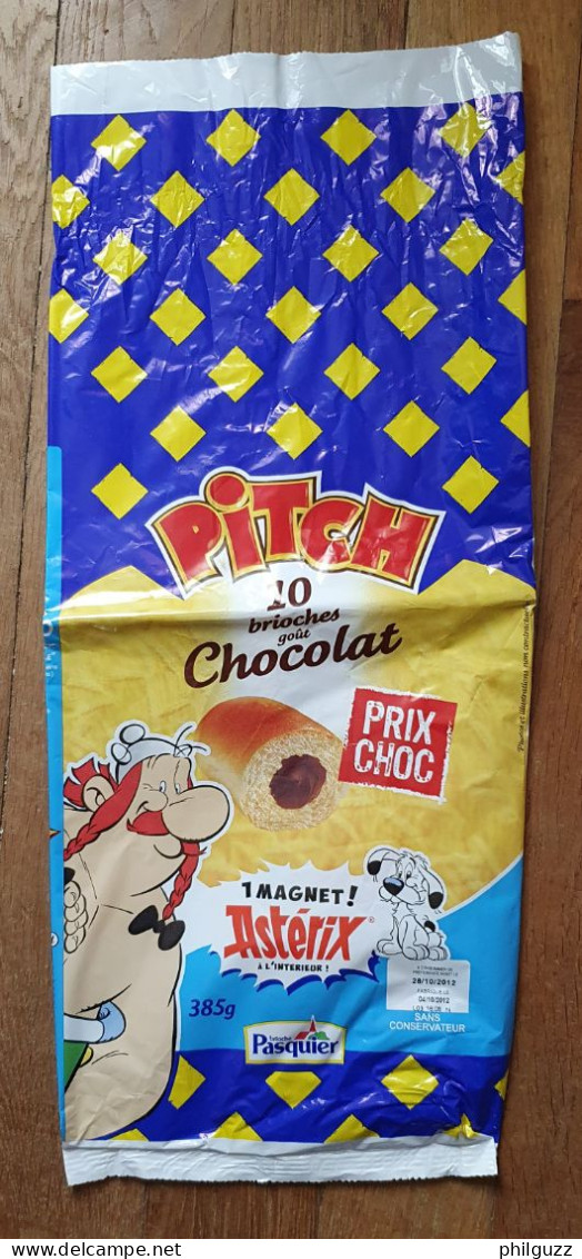 SACHET Emballage VIDE DE 10 PITCH AU CHOCOLATS Pasquier DECORS ASTERIX 2012 (2) - Advertisement