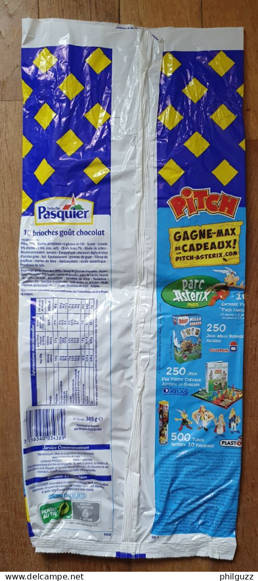 SACHET Emballage VIDE DE 10 PITCH AU CHOCOLATS Pasquier DECORS ASTERIX 2012 (2) - Advertisement