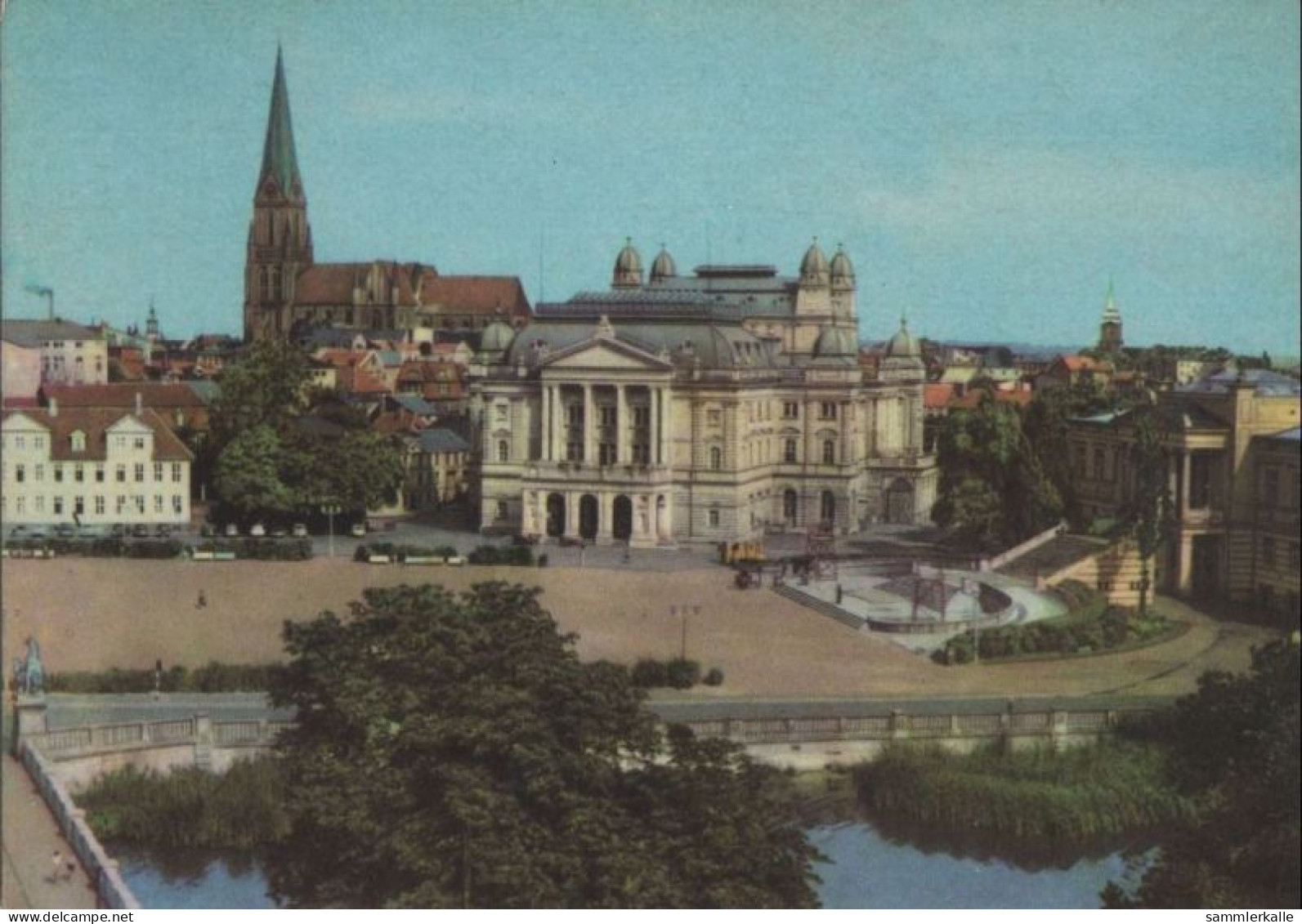 73972 - Schwerin - Alter Garten Mit Theater Und Dom - 1969 - Schwerin