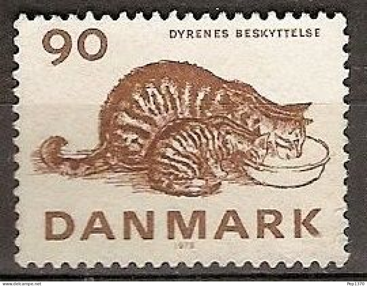 DINAMARCA 1975 - DENMARK - FAUNA GATO - YVERT 612** - Ungebraucht